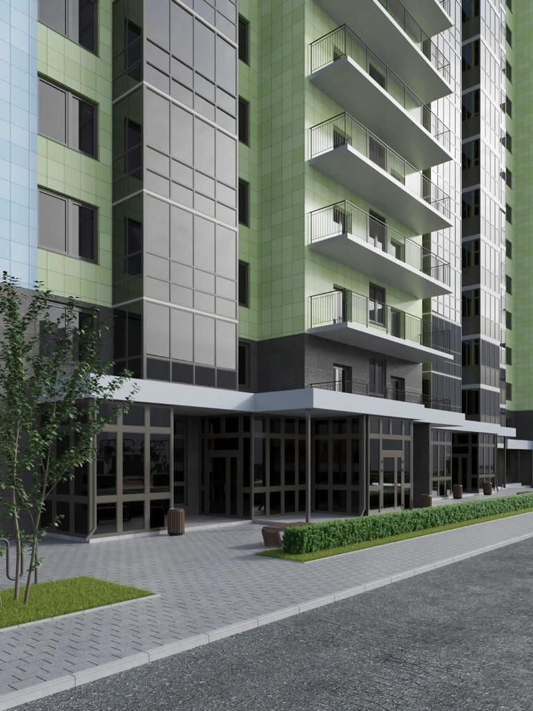 Зелёная высотка на Калинина 3