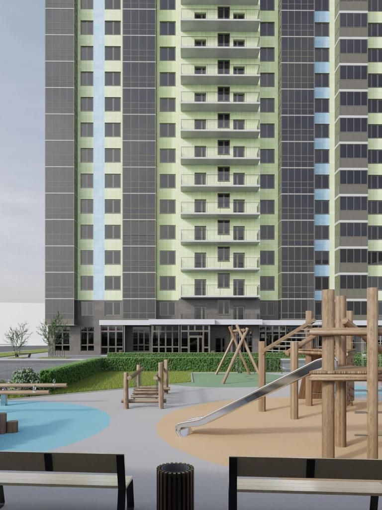 Зелёная высотка на Калинина 4